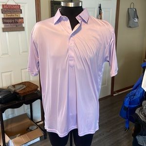 Mens lavender color polo